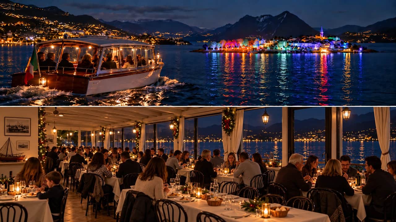 Motoscafi di Natale per le Isole di Luci + cena