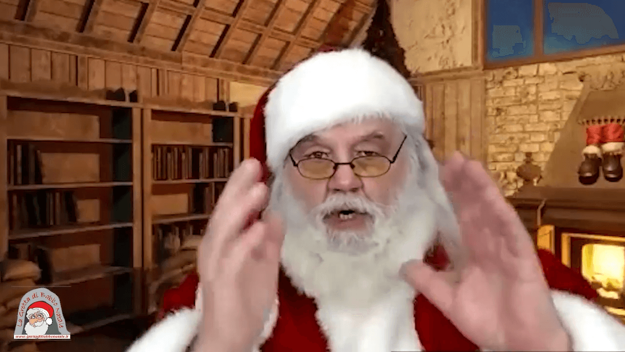 Videochiamata in diretta con Babbo Natale per famiglie