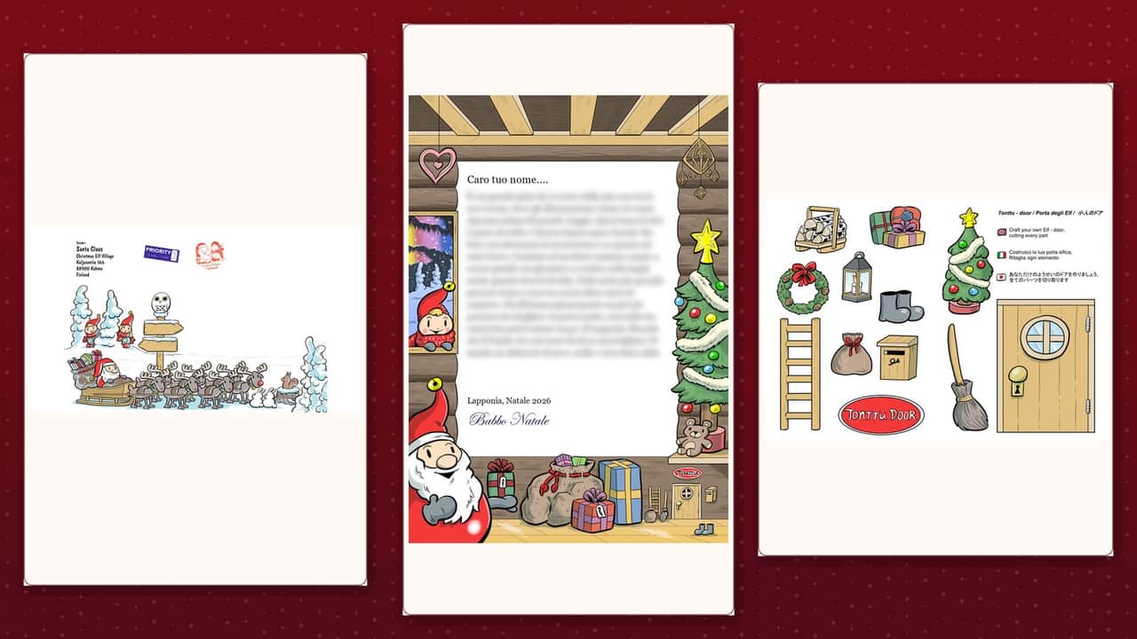 Lettera di Babbo Natale dalla Lapponia